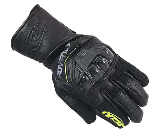 XRC Winkle Motorrad Handschuhe Damen Leder Schwarz L von XRC