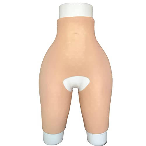 XSWL Silikon Panty Butt Lifter Hip Enhancer Crossdressing Unterwäsche für Crossdresser Transgender Push Up Höschen,Ivory White von XSWL