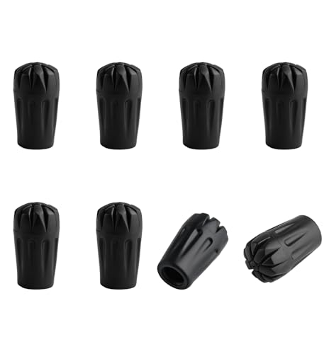 8 STK Nordic Walking Stöcke Puffer, Nordic Walking Pads Puffer, Wanderstöcke Puffer für Wanderstöcke Trekkingstöcke Walkingstöcke Asphalt Kies Berge Wandern Stopper Aufsätze in PVC von XUIIOSOOKP