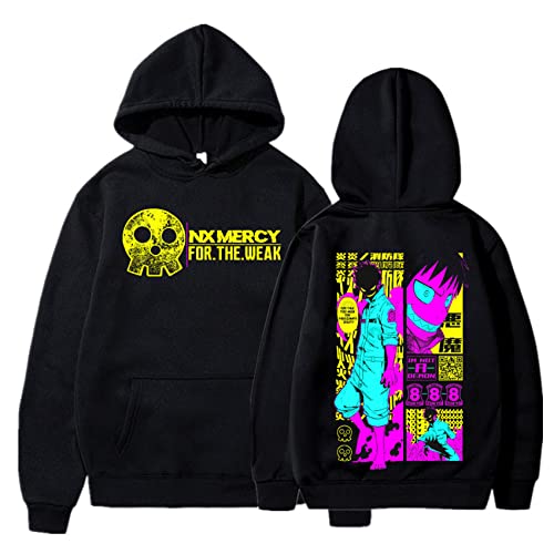 XUNTAO Anime Fire Force Hoodies Shinra Kusakabe Print Herren Langarm Übergroße Sweatshirts Streetwear Lustige Manga Hoody Kleidung von XUNTAO