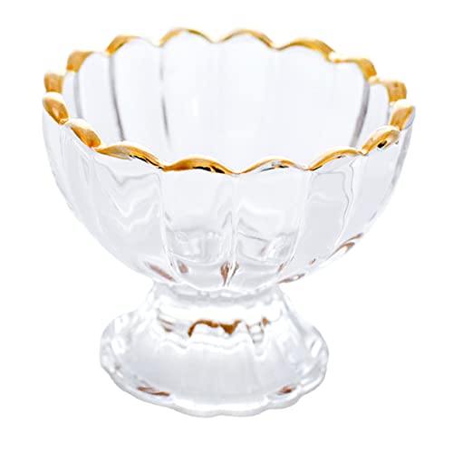 XWJLAILE Dessertschalen aus Glas 6er-Set - Elegante Becher für Eiscreme, Pudding und mehr von XWJLAILE