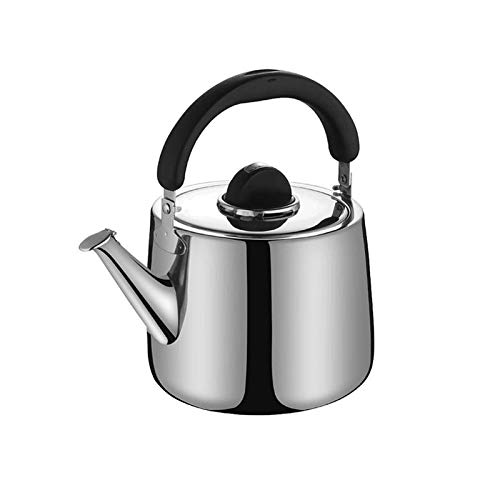 XWJLAILE Elektrischer Edelstahl-Pfeifkocher - Schnellkochender 5L Fassungsvermögen für Induktionsherde - Perfekter Tee- und Kaffeezubereiter - Ideal für Küche und Reisen von XWJLAILE