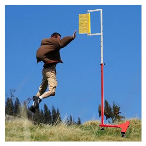 Vertikalsprung-Messgerät, vertikaler Sprungtester, Boden-Sprunghöhenmessgerät aus Edelstahl, einfach zu installieren(Color:Yellow) von XZDXERBINNB