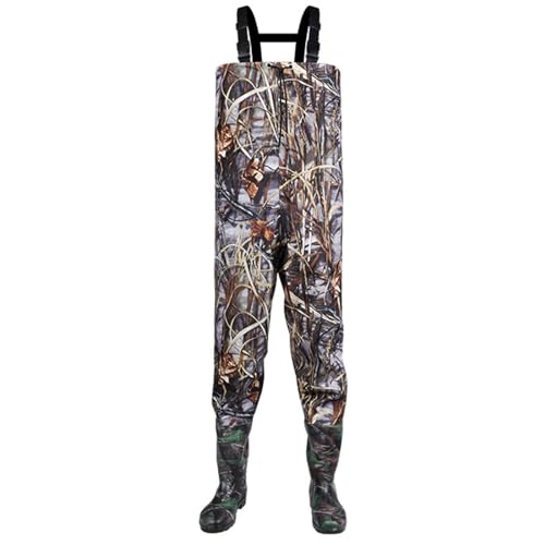 XZLZMYP Nylon Jugend Anglerhose Jagdstiefel Mit Bootfoot & Verstellbarer Schultergurt Kinder Hohe Taille Waders Für Kleinkinder Und Kinder wasserdichte Wathose Angelhose Wathosen Herren,C,39EUR von XZLZMYP