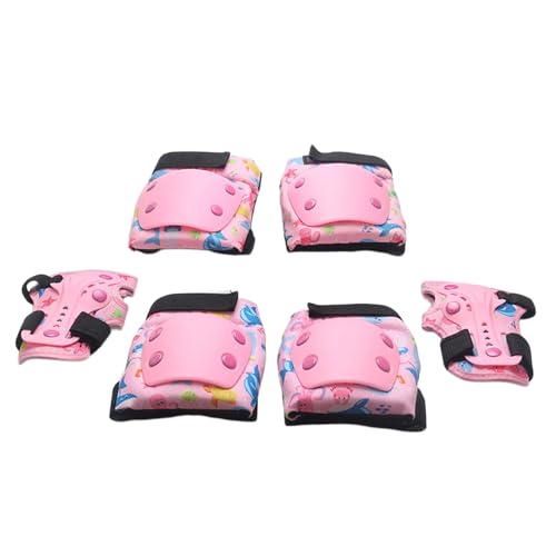 6PCS Kid Protective Gear Set Für 3-8 Boy Girl Scooter Roller Skating Einschließlich Radfahren Knie Ellbogen Klammer Hand Pad Easy Wear Set 6PCS Kid Protective Gear Set Für 3-8 Boy Girl Scooter Roller Skating Einschließlich Radfahren Knie Ellbogen Klammer Hand Pad Easy Wear Set von Xanorrg