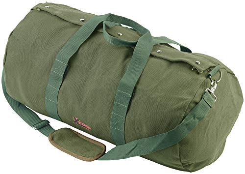 Xcase Sporttasche Canvas: XL-Canvas-Reisetasche mit gepolstertem Schultergurt, 70 Liter (Schultertaschen, Canvas-Handgepäck-Reisetasche, Rucksack) von Xcase