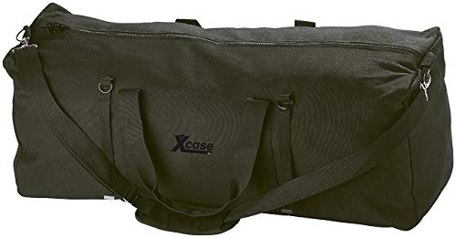 Xcase Jumbo Tasche XXL: Faltbare XXL-Jumbo-Canvas-Reisetasche mit Schultergurt, 105 Liter (Transporttasche XXL, Große Reisetasche XXL, Rucksack) von Xcase
