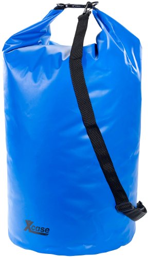 Xcase Wasserdichter Sack: Wasserdichter Packsack 70 Liter, blau (Schwimmsack wasserdicht, Schwimmbeutel wasserdicht, wasserdichte Tasche zum Schwimmen) von Xcase