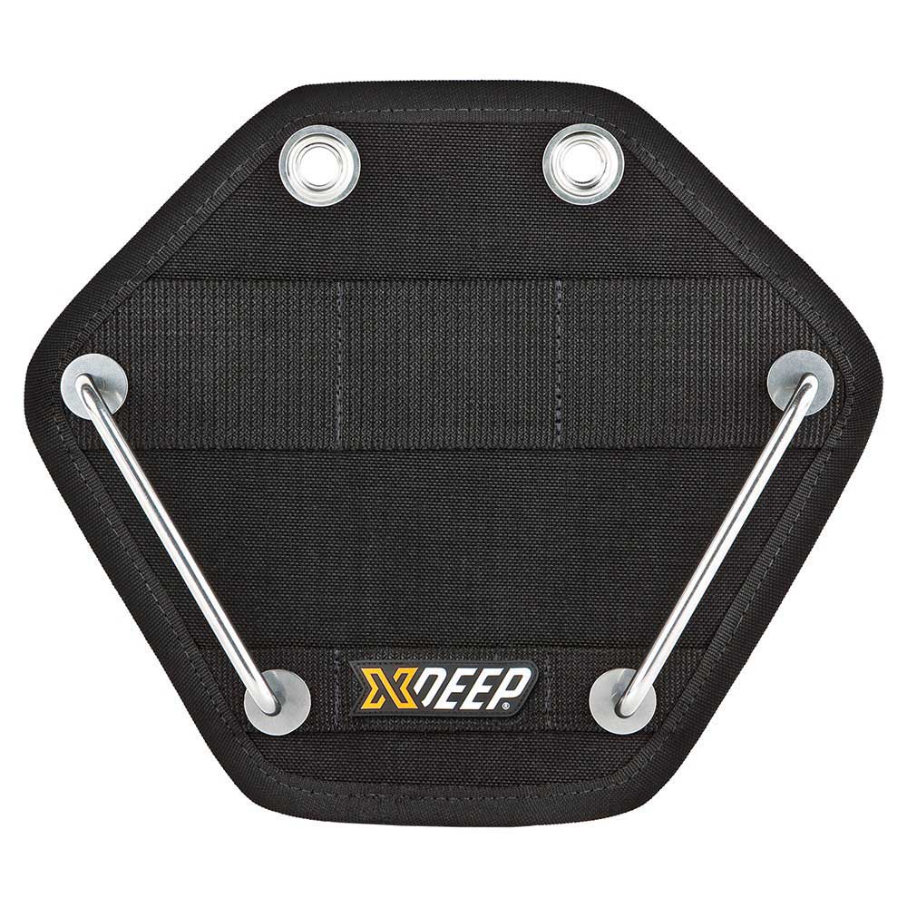 Xdeep Additional Butt Plate For Steel Tanks Beaver Tail Schwarz von Xdeep