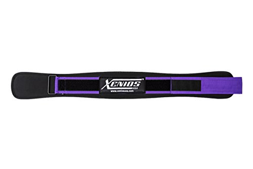Xenios USA 4 Zoll Man Ergo Wod Gürtel-XS (80 cm)-Schwarz/violet, PSNYPLAT024 von Xenios USA