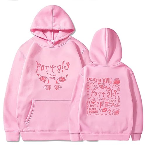 Xiakila Hoodie Melanie Martinez Graffiti Sweatshirt Hip Hop Sänger 90er Jahre Retro Pullover Frühling Herbst Männer Frauen Mode Lässig Äußere Übergroße Jacke-Black||XS von Xiakila