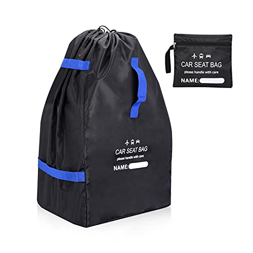 XiaoXIN Autositztasche Rucksack für Flugreisen Universal-Kindersitz-Aufbewahrungstasche für Flugzeug Gate Check Große strapazierfähige Autositz-Reisetasche mit Schultergurten von XiaoXIN