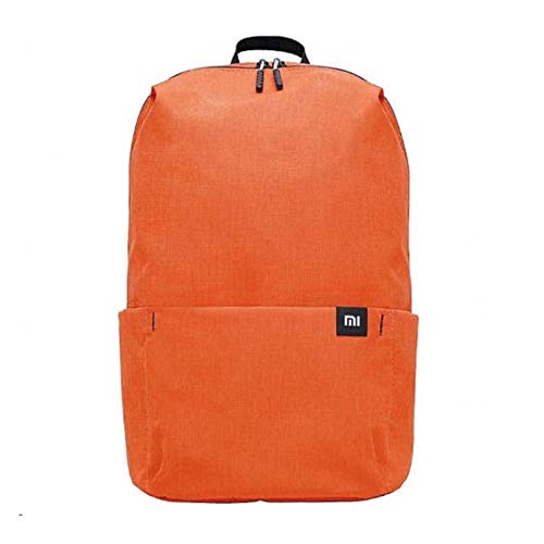 Xiaomi Mi Casual Daypack Wasserdichter Unisex Rucksack (Wasserschutzklasse IPX4, 10 Liter Stauvolumen, 1 Hauptfach, 4 Außenfächer, hochwertige YKK Reißverschlüsse, Leichtgewicht: 165g) Orange (Orange) von Xiaomi