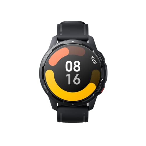 Xiaomi Watch S1 Active Smartwatch (1,43" AMOLED HD; 117 Trainingsmodi; Überwachung von SpO2, Herzfrequenz & Schlaf; Bluetooth; NFC; GPS, 5 ATM, bis zu 12 Tage Akku, Alexa) Schwarz, XM100024 von Xiaomi