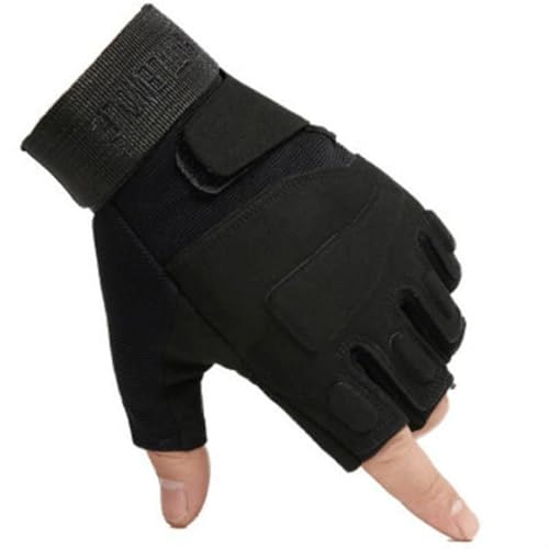 Xingdianfu Fitness Handschuhe, Trainingshandschuhe Herren & Damen, Gym Gewichtheben Handschuhe mit Palm Schutz, Sport Handschuhe für Krafttraining, Radsport, Kraftsport (Schwarz, M) von Xingdianfu