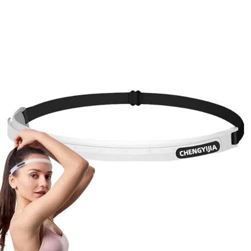 Sport-Stirnbänder, Sport-Stirnband,rutschfeste, dünne Haarbänder mit Silikongriff - Elastisches Stirnband mit Silikongriff für rutschfesten Komfort, elastisches Schweißband für Fitness und Laufen von Xinhuju