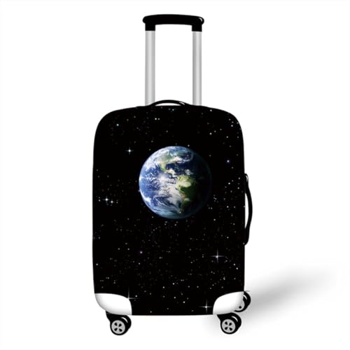 Sternenhimmel Wirbelt Kosmischen Planeten Thema Design Gepäckabdeckung Elastische Waschbare Deckung Protector Kofferabanti Für 19-32 Zoll Luggage Cover Reisezubehör (Farbe 3,L(26-28inch)) von Xisnuient