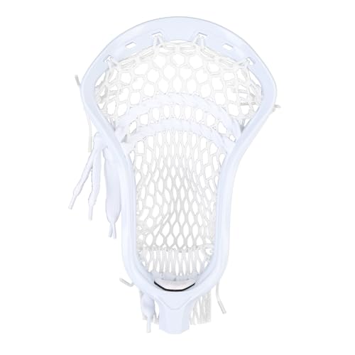 Xiuganpo 2F Faceoff -Lacrosse -Kopf mit Typ 4F -Netz, Lacrosse Stick Head Training Equipment für Anstößige Verteidigungsstrategien für Wettbewerbe mit Verschiedenen Lacrosse -Geräten (White) von Xiuganpo