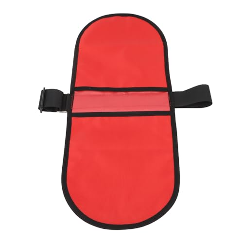 Xiuganpo Diskus- und Kugelstoß-Tragetasche, Diskus-Tragetasche mit Zwei Aufbewahrungsmöglichkeiten mit Verstellbarem Riemen, wasserdichte Oxford-Leichtathletiktasche, (Rot) von Xiuganpo