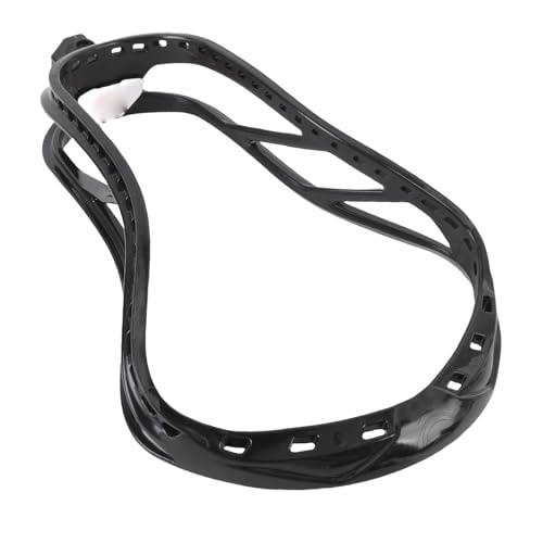 Xiuganpo Lacrosse -Kopf, Unangenter Lacrosse -Kopf, Hochstärke Lacrosse Stick Head Ersatz für Wettbewerbssporttraining, Einfache Ballhandhabung, Impact Proof Performance (Black) von Xiuganpo