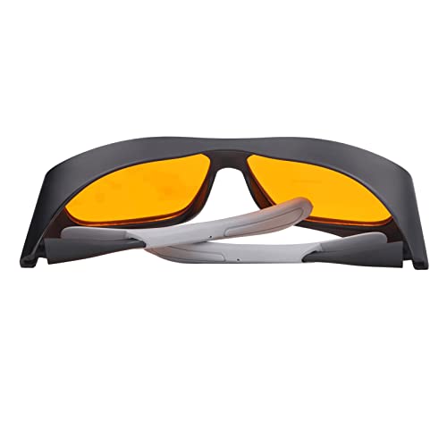 Xiuganpo Sicherheits-Augenschutzbrillen, 190 Nm-500 Nm Gravur-Schutzbrille mit Aufbewahrungsbox, Professionelle Lichtdichte Laserbrille Zum Schweißen, Schutz, Haarentfernung (BLACK) von Xiuganpo