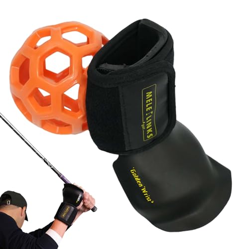 Xtauaguh Golf-Schwingball, Trainingszubehör zur Korrektur der Körperhaltung des Handgelenks, Golfball, Trainingshilfe von Xtauaguh