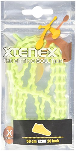 Xtenex Schnürsenkel Kids, Neongelb, 50 cm, 0836671005521 von Xtenex