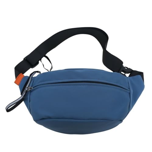 Xuanxi Taschen für Damen, Herren, Bauchtaschen mit verstellbarem Riemen, Brusttasche, kleine Umhängetasche, Hüfttasche für Laufen, Wandern, Reisen, Sport, blau von Xuanxi