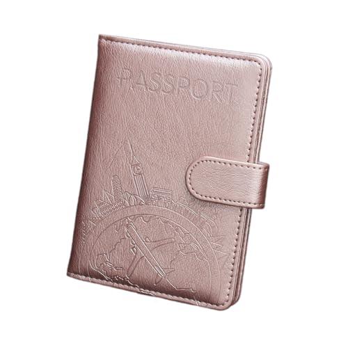 Xuanxi Taschen für Damen, praktische Reisepasshülle, Reisebrieftasche für Geschäftsreisende und Touristen, zur Aufbewahrung Ihres Reisepasses, rose von Xuanxi