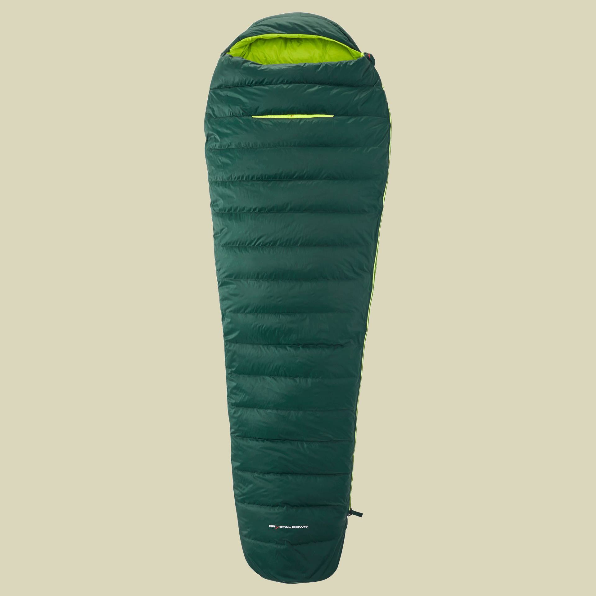 Tension Mummy 500 bis Körpergröße 205 cm (XL) Farbe scarab-lime , Reißverschluss links von Nordisk