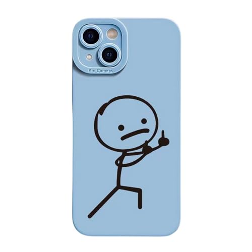 YAAYAGO Für iPhone 15 pro max hülle Cartoon Matchman Phone Hülle Für iPhone 15 14 13 Pro Max 12 11 TPU Silikonabdeckung-Für iPhone XS-J von YAAYAGO