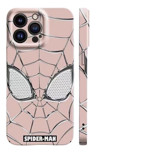 YAAYAGO Spider Man Handyhülle für iPhone 15 Hülle Creative Spider Man Cartoon Hart Telefon Hülle Für iPhone 15 14 13 12 11 Pro Max-Für iPhone 13 Promax-Z02 von YAAYAGO