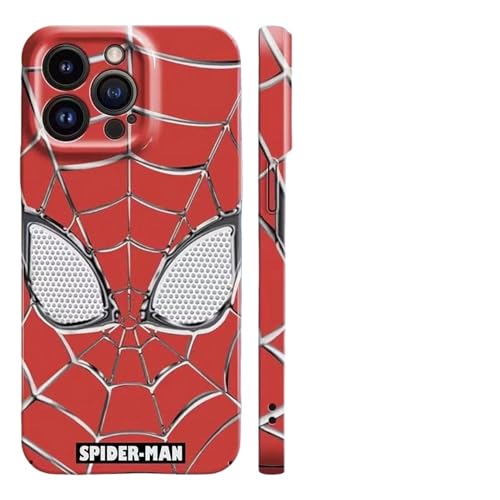 YAAYAGO Spider Man Handyhülle für iPhone 15 Hülle Creative Spider Man Cartoon Hart Telefon Hülle Für iPhone 15 14 13 12 11 Pro Max-Für iPhone 13 Promax-Z03 von YAAYAGO