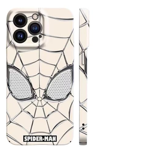 YAAYAGO Spider Man Handyhülle für iPhone 15 Hülle Creative Spider Man Cartoon Hart Telefon Hülle Für iPhone 15 14 13 12 11 Pro Max-Für iPhone 14-Z04 von YAAYAGO