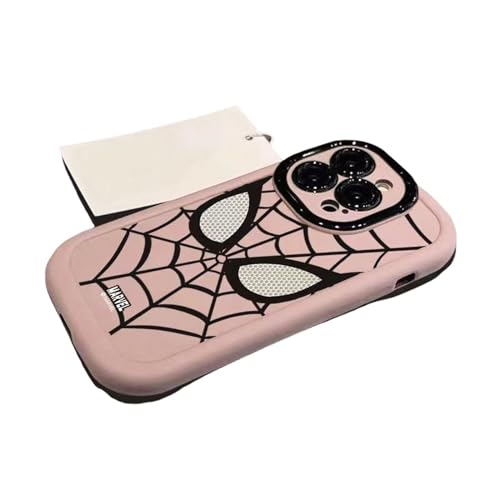 YAAYAGO Spider Man Handyhülle für iPhone 15 Hülle Spider Man Phone Hülle Für iPhone 15 Pro Max 14 13 12 11 Pro Maximales Farbweichkoffer-Rosa-Für iPhone11 Pro (5,8 ") von YAAYAGO