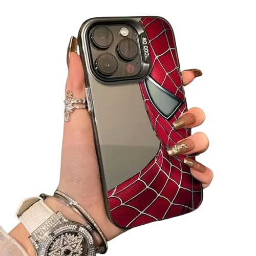 YAAYAGO Spider Man Handyhülle für iPhone 15 Hülle Spider Man Telefon Hülle Für iPhone 15 14 13 12 11 Pro Max Y2K Soft Anti Fall Cute Cover-Für iPhone 13 Pro-D von YAAYAGO
