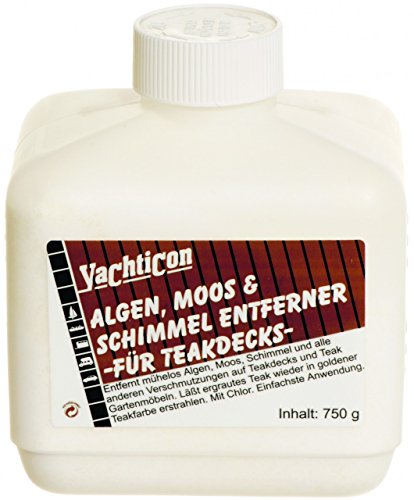 YACHTICON Algen, Moos & Schimmel Entferner für Teakdecks 750g von YACHTICON