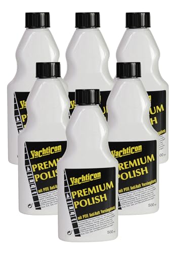 YACHTICON Premium Polish mit Teflon® - 6 Flaschen zu je 500ml = 3 Liter von YACHTICON