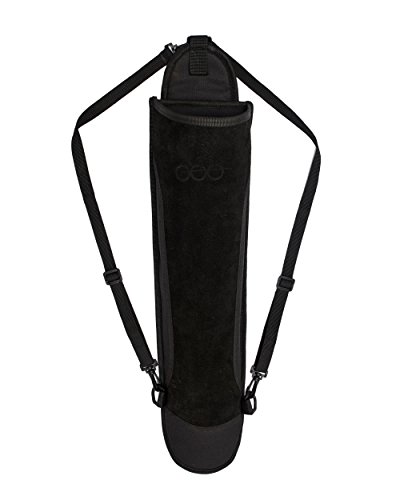 YAK Archery Hunter Pfeil-Köcher für den Rücken, echtes Leder (schwarz) von YAK Archery