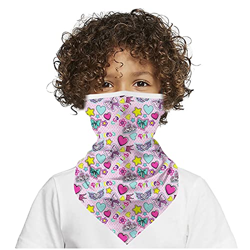 YANFJHV Atmungsaktiver Gesichtsschutz für Kinder, Sun Neck Youth Gaiter Mask Gesichtsmaske Stromzähler Steckdose (F, One Size) von YANFJHV