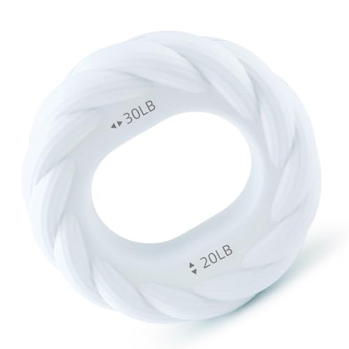 Silikon Grip Krafttrainer Handtrainer Griffringe Unterarm Exerciser Ball Finger Krafttraining Expander Silikon Trainer von YAOGUI