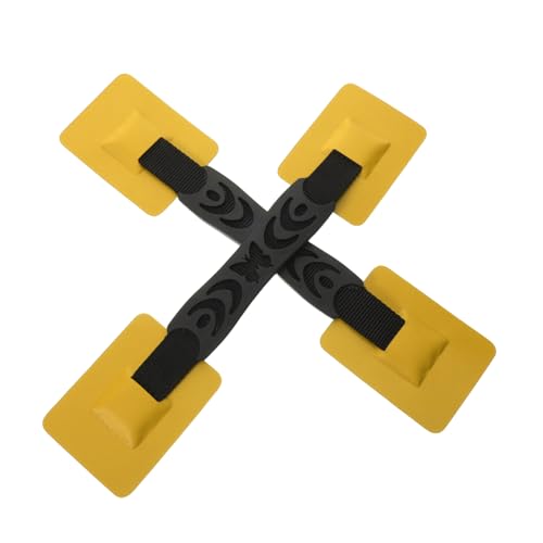 YARNOW 2 Stück Kajak Seitengriffe Kajak Paddelgriffe Kanu Seitenmontagegriff Kanu Ersatzgriff Paddleboard Tragegriff Gelb von YARNOW
