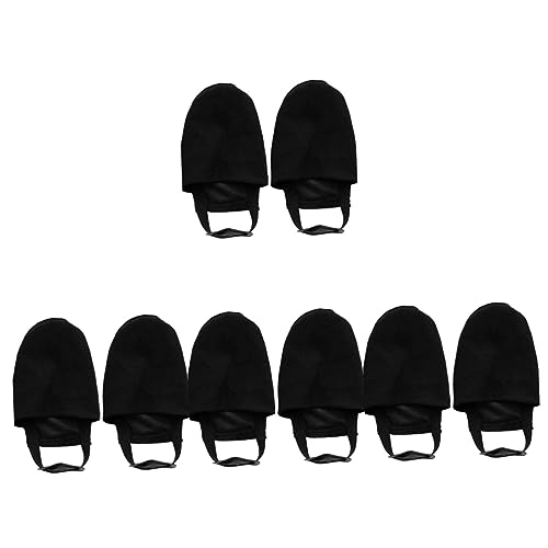 YARNOW 4 Paare Bowling Schuhüberzüge mit Elastischem Band Rutschfester Strapazierfähiger Schuhschutz für Bowlingschuhe Wiederverwendbar Waschbar Geeignet für Bowling Sport und Training von YARNOW