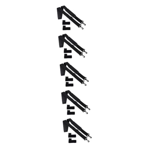 YARNOW 5 Sätze Angelrutenband Stange Verstellbarer Riemen Angelruten-Tragegurt Angelruten-Schultergurt Angelrutenständer Zahnspange Verstellbarer Angelrutenträger Träger für Angelrute Abs von YARNOW