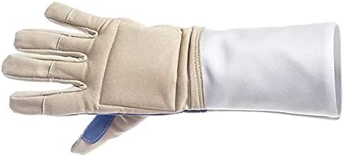 Fechtfolien-Degenhandschuhe, rutschfeste Fechthandschuhe für Erwachsene Kinder, Fechtausrüstung für Rechtshänder geeignet,5cm von YATINMEM