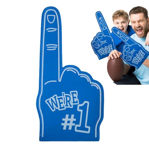 YAVQVIN Giant Foam Finger, 9 x 18 Zoll Cheerleading große Schaumstoffhand Sportfans | Bequeme und inspirierende Sport-Cheerleading-Schaumstofffinger, Sportfan-Zubehör, Partygeschenke von YAVQVIN
