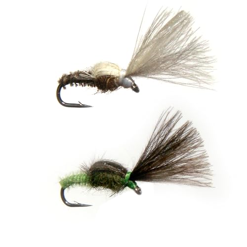 YAZHIDA | Fliegenfischen Fliegen Forellenset | #22#20#18 Kleiner Haken | (Comparadun) von YAZHIDA