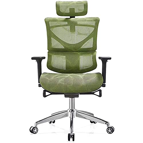 YCDSSM Boss Bürostuhl, ergonomischer Bürostuhl, bequemer Computer-Gaming-Stuhl, Arbeitszimmer mit Verstellbarer Rückenlehne, Drehstuhl (Farbe: Schwarz) von YCDSSM