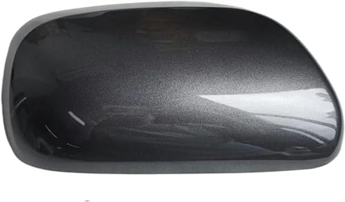 YCSYHQM Spiegelgehäuse Autoflügelseitenspiegelkappenschale für T-oyota für Prius 2005 2006 2007 2008 2009 2010 Rückspiegelabdeckung -R dunkelgrau von YCSYHQM