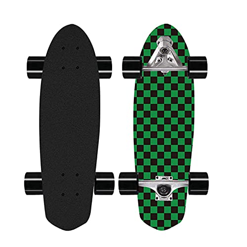 28-Zoll-Profi-Carving-Skateboard, Street-Surf-Pump-Skateboard, Anfänger-Concave-Cruiser-Komplettboard aus 7-lagigem Ahorn, CX7-Truck, ABEC-11-Lager von YDAWRY